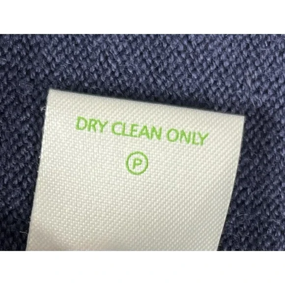 Lilly Pulitzer Devlin Sweater Shift‎ Dress Navy Blue Merino Wool Sz L - Picture 7 of 11